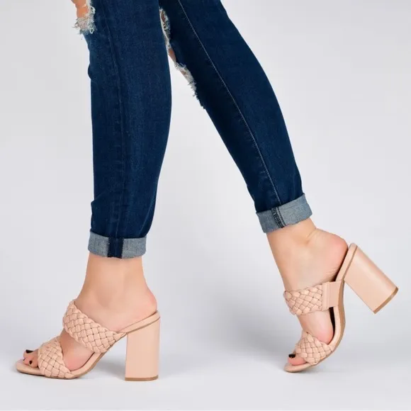 JC MELISSA BRAIDED HEELS