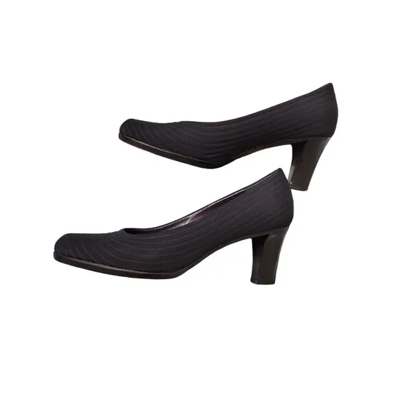 Jil Sander Black Heels Size 39 (8.5 US) Made In Italy