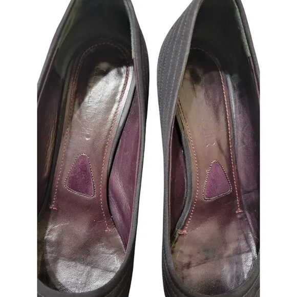Jil Sander Black Heels Size 39 (8.5 US) Made In Italy