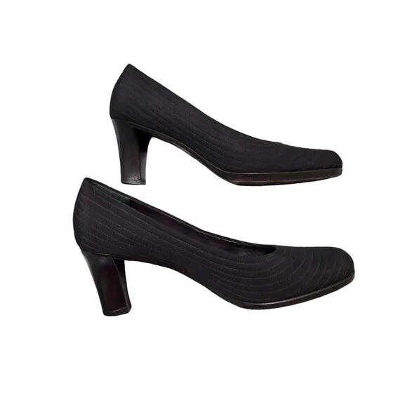 Jil Sander Black Heels Size 39 (8.5 US) Made In Italy
