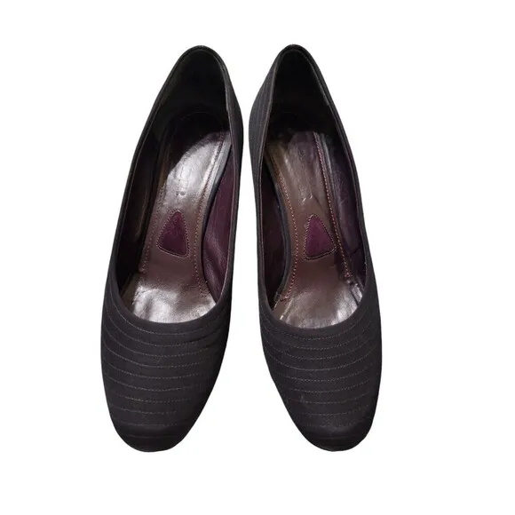 Jil Sander Black Heels Size 39 (8.5 US) Made In Italy