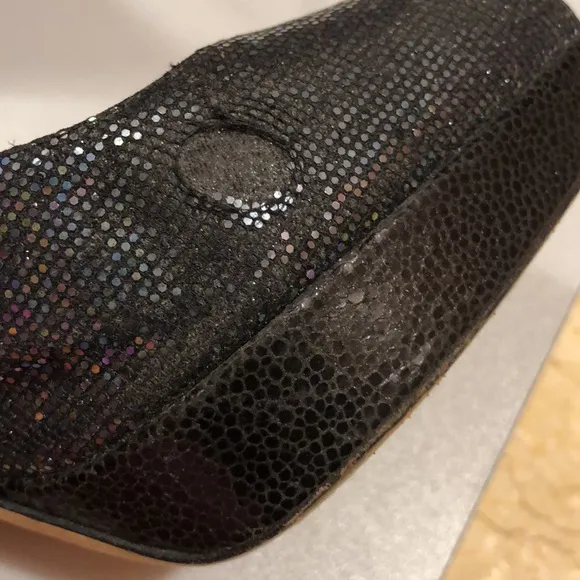 Jimmy Choo Black Iridescent Stilettos
