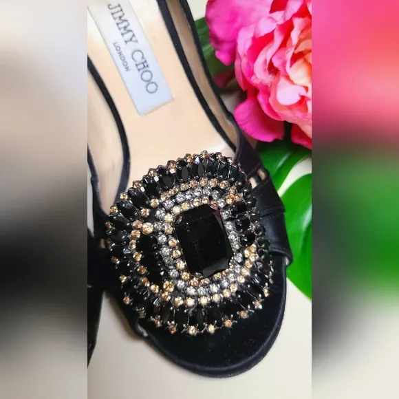 Jimmy Choo🔥Christmas Special!🎁Black stain Fresco heel