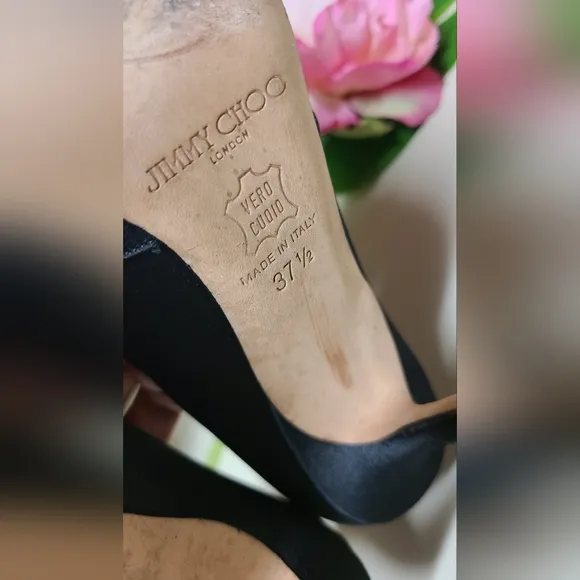 Jimmy Choo🔥Christmas Special!🎁Black stain Fresco heel