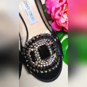 Jimmy Choo🔥Christmas Special!🎁Black stain Fresco heel