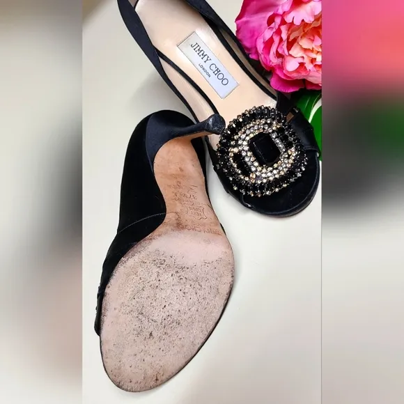 Jimmy Choo🔥Christmas Special!🎁Black stain Fresco heel
