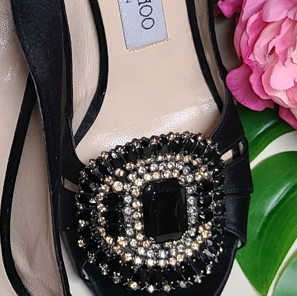 Jimmy Choo🔥Christmas Special!🎁Black stain Fresco heel