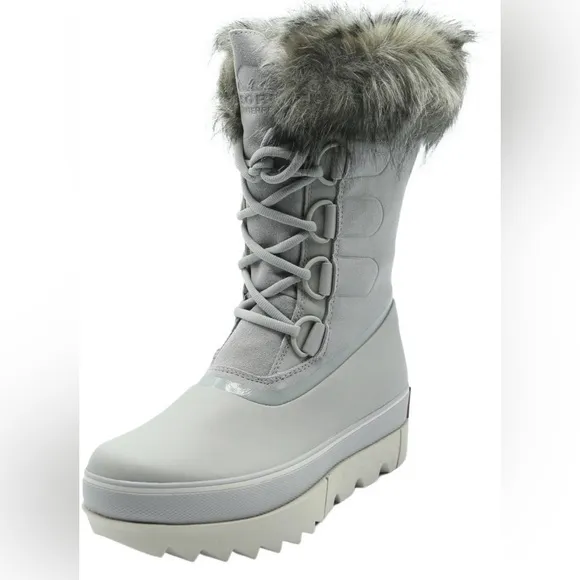 Joan Of Arctic Next Suede, Leather &amp; Faux Fur Waterproof Winter Boots size 10