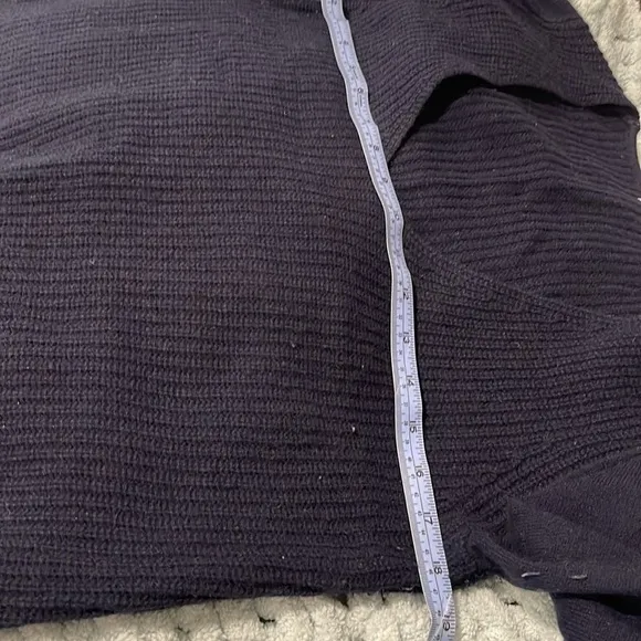 Johnny Was Isadora Navy Fringe Sweater Tunic