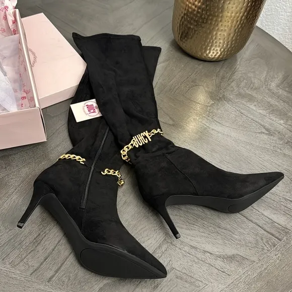 Juicy Couture Women's Black Tania long Boots