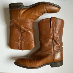 Justin Leather Boots Brown 9.5D