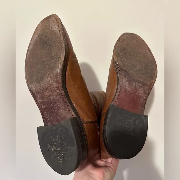 Justin Leather Boots Brown 9.5D