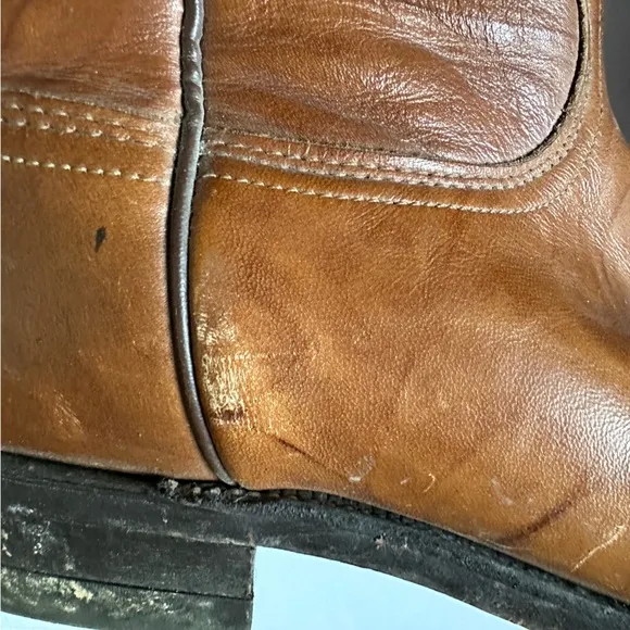 Justin Leather Boots Brown 9.5D