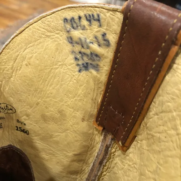 Justin Marbled Chestnut Brown Deerlite Cowboy Boots