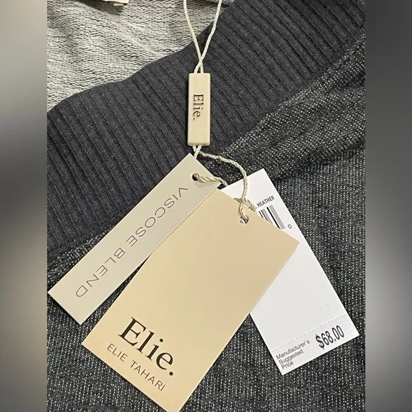 (K2) ELIE TAHARI, long skirt with side slit, size‎ S/P
