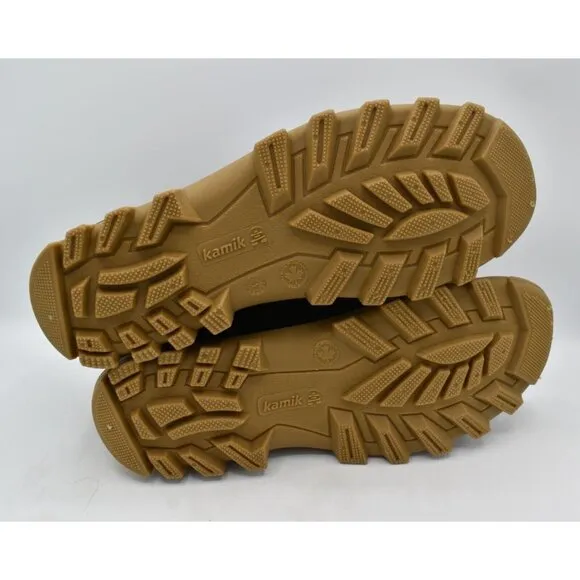 Kamik Mens Size 8 Yukon 3 Tan Waterproof Duck Shoes