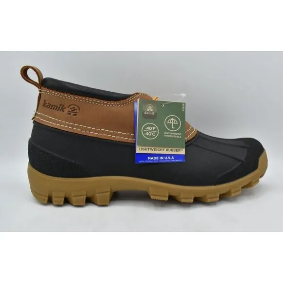 Kamik Mens Size 8 Yukon 3 Tan Waterproof Duck Shoes