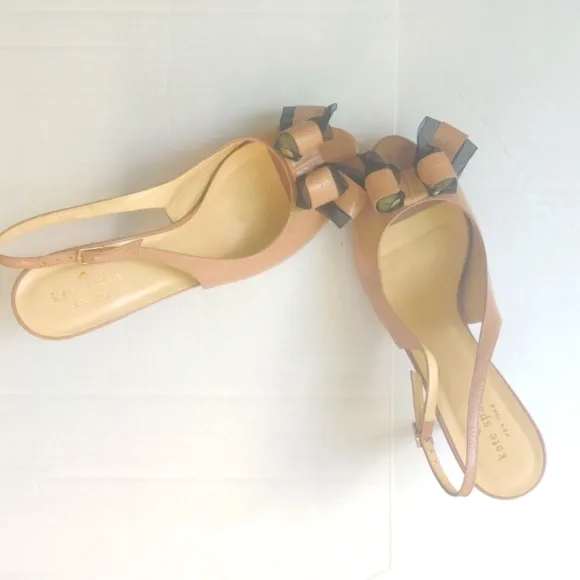 Kate Spade Billow Blush/Glazed Goat Heels. Sling back, size 9