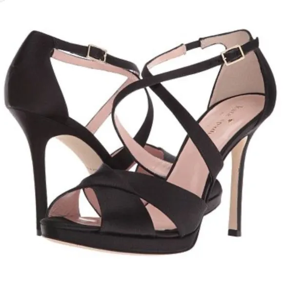 Kate Spade Fensano Strappy Satin Heels