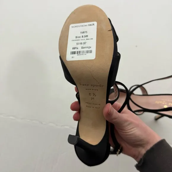 Kate Spade Fensano Strappy Satin Heels