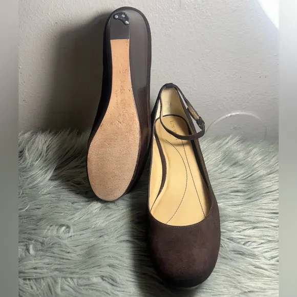 Kate Spade New York Abigail Brown Wedge Heels Size 10M
