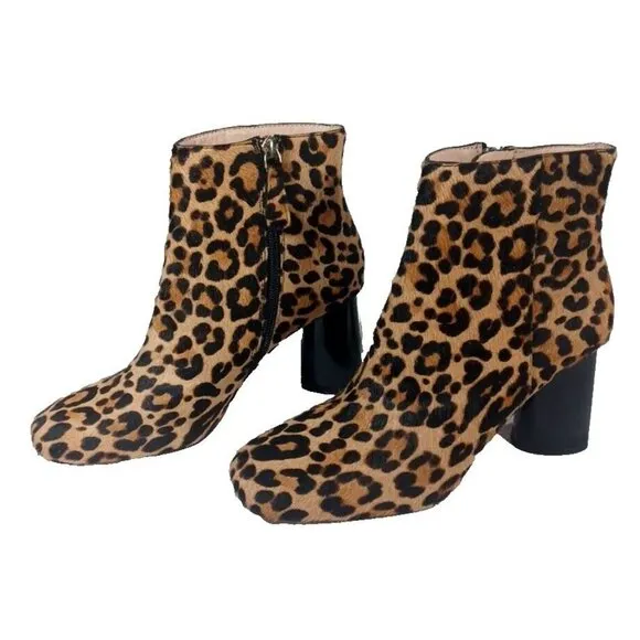 Kate Spade New York NATURAL LEOPARD HAIRCALF Women's Rudy Bootie Boots U…