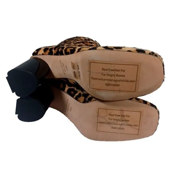 Kate Spade New York NATURAL LEOPARD HAIRCALF Women's Rudy Bootie Boots U…