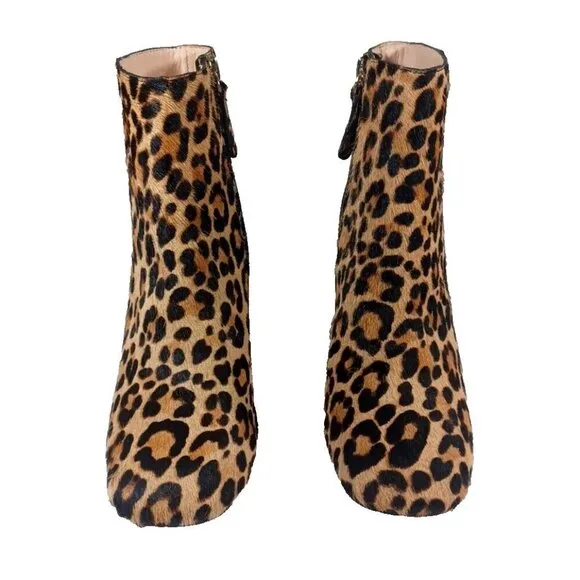 Kate Spade New York NATURAL LEOPARD HAIRCALF Women's Rudy Bootie Boots U…