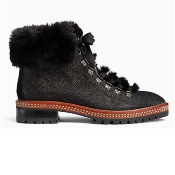 Kate Spade Rosalie Faux Fur Trimmed Boots