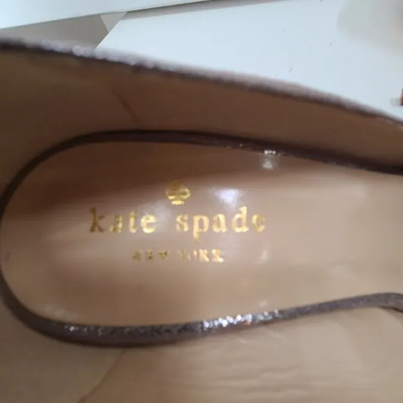 Kate Spade Women's Heels Metalic Silver Size 6.5