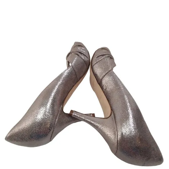 Kate Spade Women's Heels Metalic Silver Size 6.5