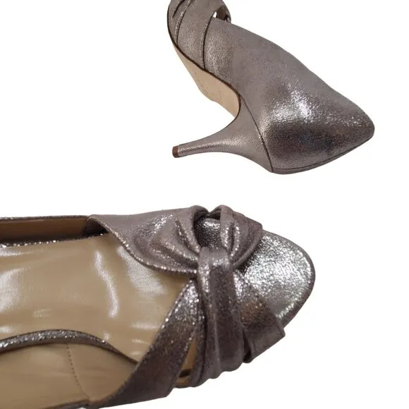 Kate Spade Women's Heels Metalic Silver Size 6.5