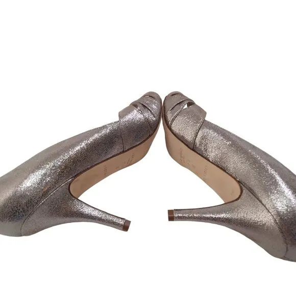 Kate Spade Women's Heels Metalic Silver Size 6.5