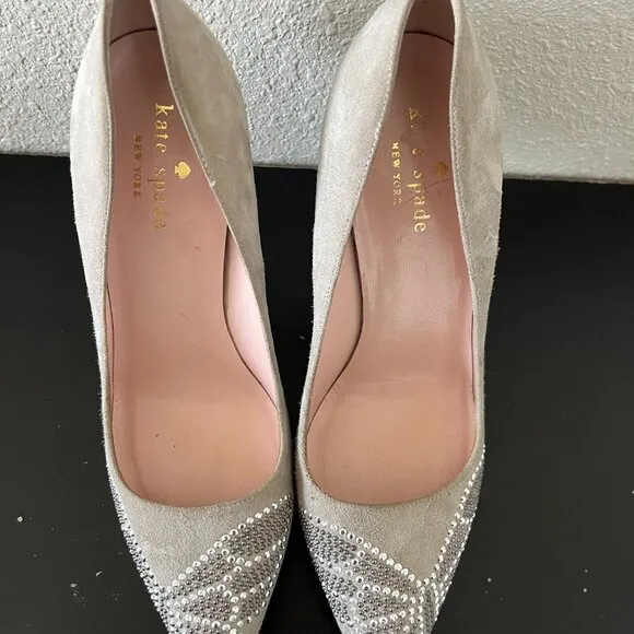 Kate Spade Women's Leandra Rhinestone Butterfly Heels Size 6