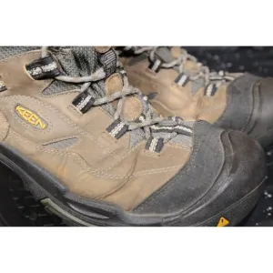Keen American Built Braddock Waterproof Mid Hiking Mens US 12D Brown Black Boots