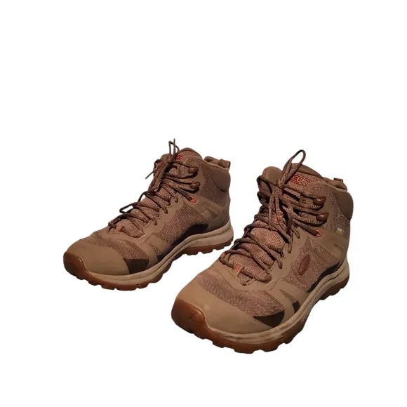 Keen Brownish Multicolored Lace-Up Hiking Ankle Boots Women's Size 7