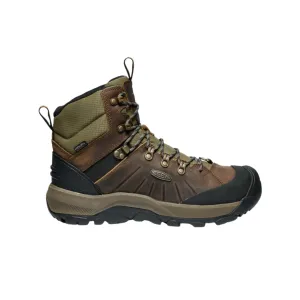 KEEN Men's Revel IV Polar Waterproof Winter Boots - Bison/Orange Pepper
