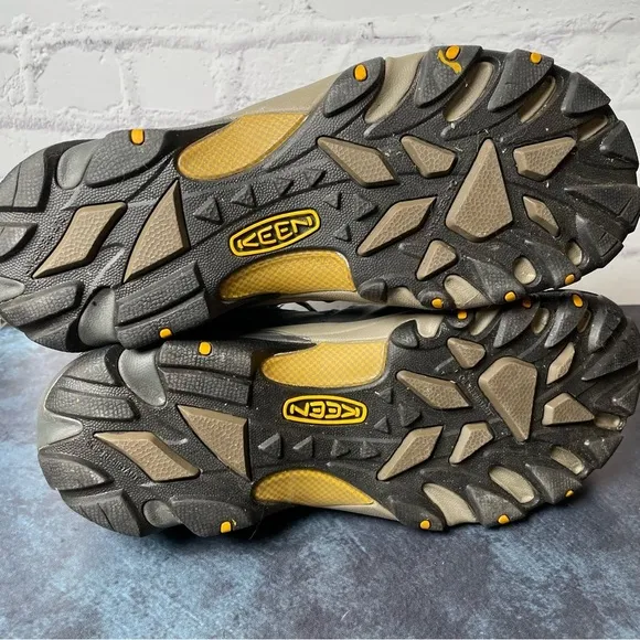 Keen Men's Utility Lansing Mid Steel Toe Waterproof Work Boots Wide Size 12EE