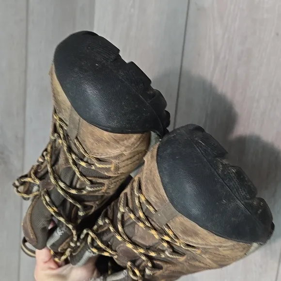 Keen Men's Waterproof Leathet Brown Hiking Shoes Sneakers Sz 15