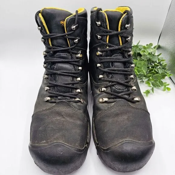 KEEN Milwaukee Utility 6&quot; Steel Toe Work Boot Men's 10.5 D Waterproof 1009173