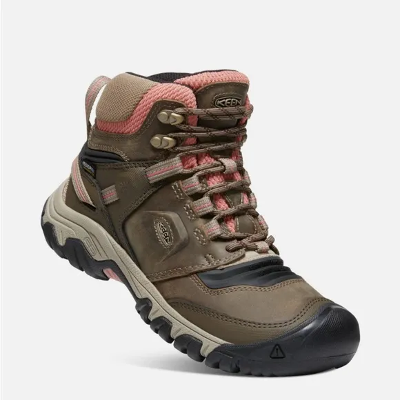 Keen Size 9.5 Alamosa Mid Hiking Boot Gargoyle grey/olive Outdoors Travel