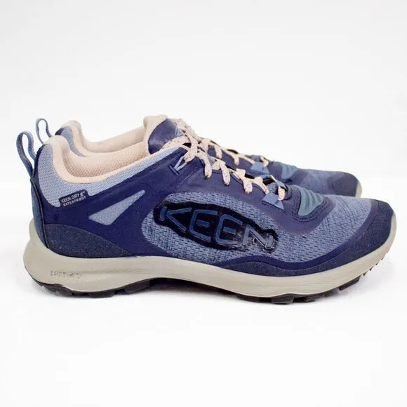 Keen Sneakers Terradora Flex Waterproof Hiking Shoes Indigo/Peachy Womens Size 6