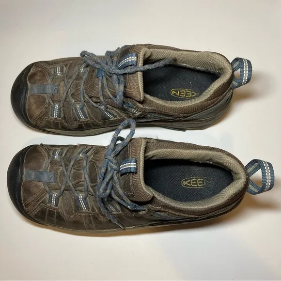Keen Targhee II Men's 9 Waterproof Shoes Brown Tan Keen Dry Trail Hiker Utility