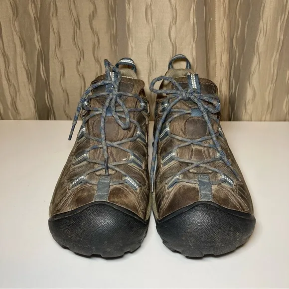 Keen Targhee II Men's 9 Waterproof Shoes Brown Tan Keen Dry Trail Hiker Utility