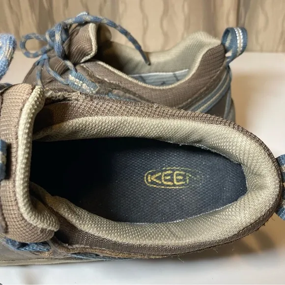 Keen Targhee II Men's 9 Waterproof Shoes Brown Tan Keen Dry Trail Hiker Utility