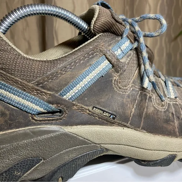 Keen Targhee II Men's 9 Waterproof Shoes Brown Tan Keen Dry Trail Hiker Utility