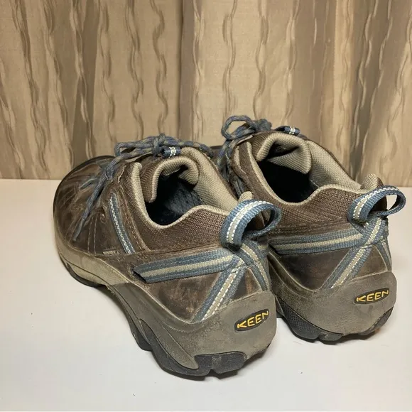 Keen Targhee II Men's 9 Waterproof Shoes Brown Tan Keen Dry Trail Hiker Utility