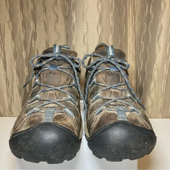Keen Targhee II Men's 9 Waterproof Shoes Brown Tan Keen Dry Trail Hiker Utility