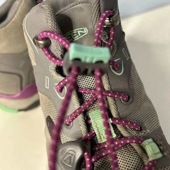 Keen Terradora II Mid Waterproof Hiking Boots US 1 Grey/Purple