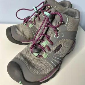 Keen Terradora II Mid Waterproof Hiking Boots US 1 Grey/Purple